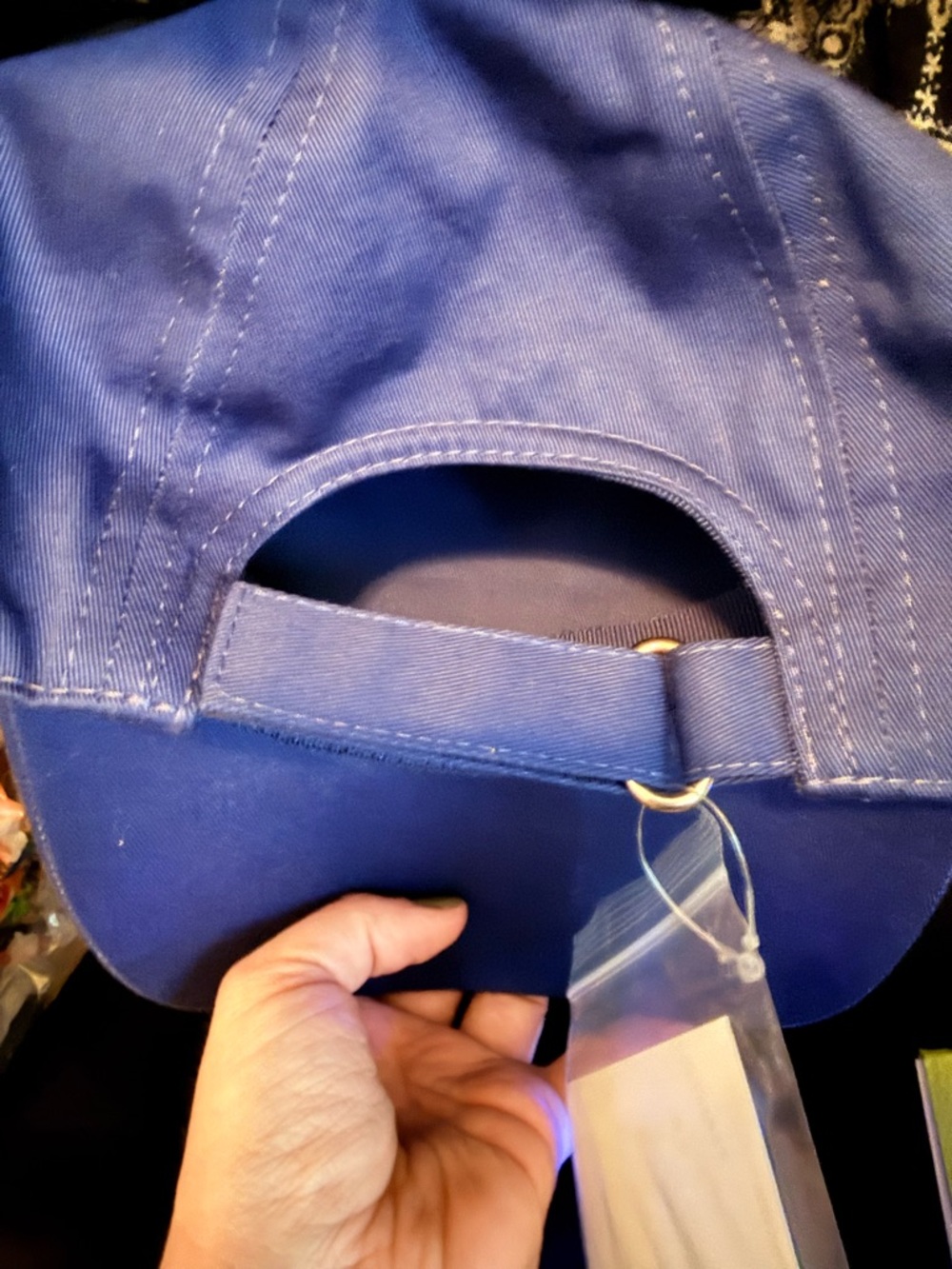 *Authentic* Gucci - College Royal Blue Cap - size Small - NWT, dust bag & COA - Picture 3 of 11